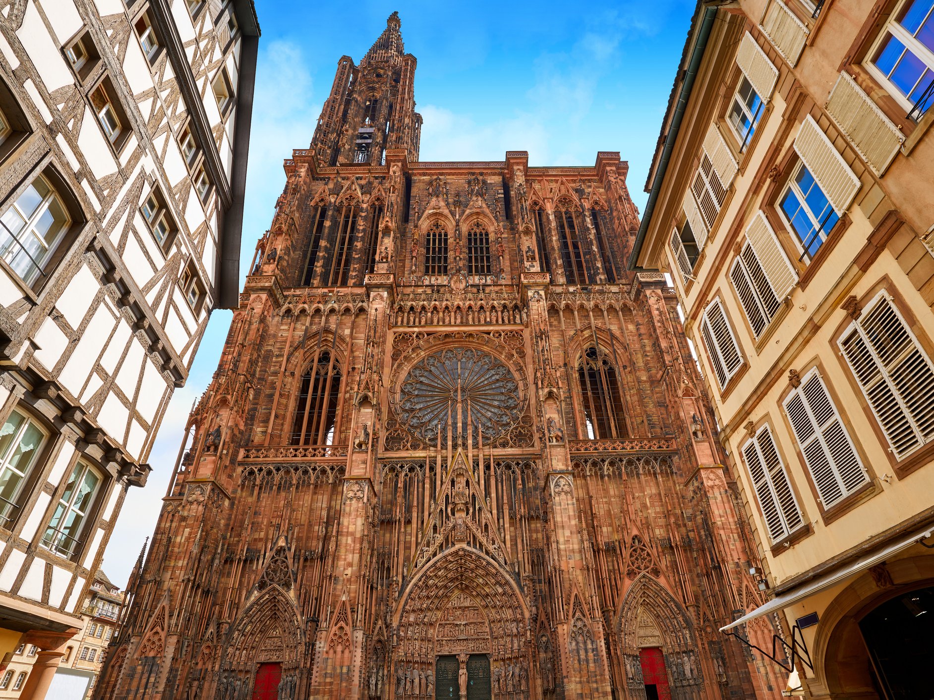 Kathedrale Notre Dame in Straßburg-Frankreich