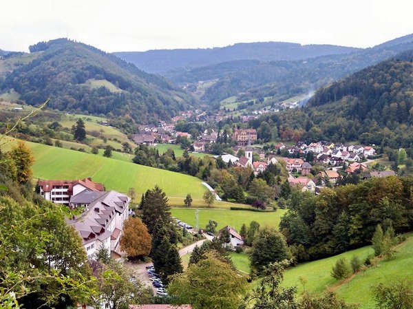 Wunderschöne Aussicht von Meiles-Eck in Richtung Dorf / Urheber: Touristen-Info, © Touristen-Info