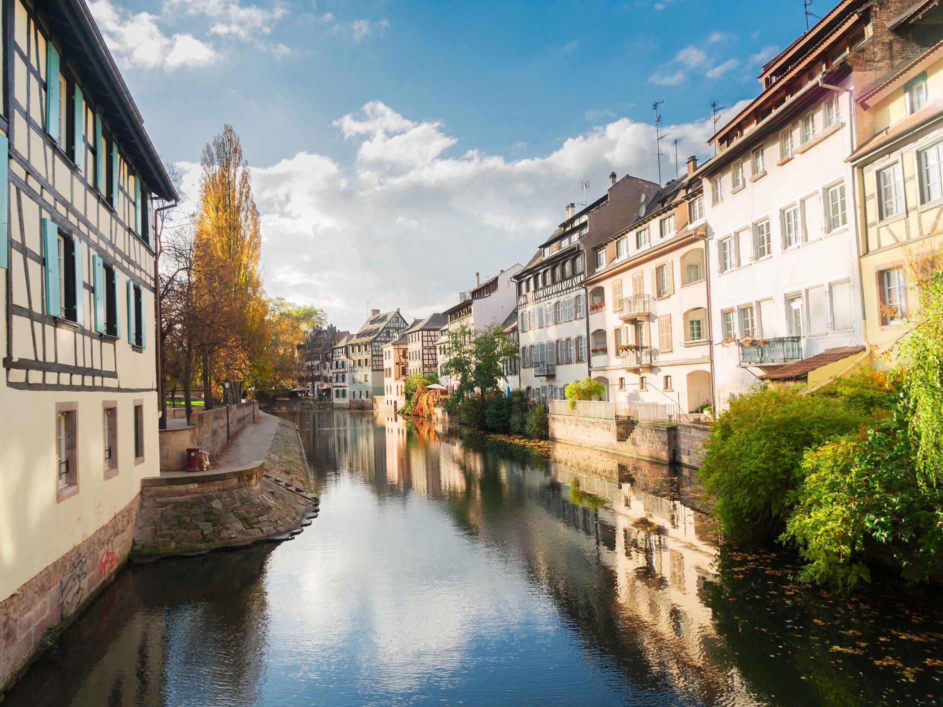 Altstadt von Straßburg-Frankreich